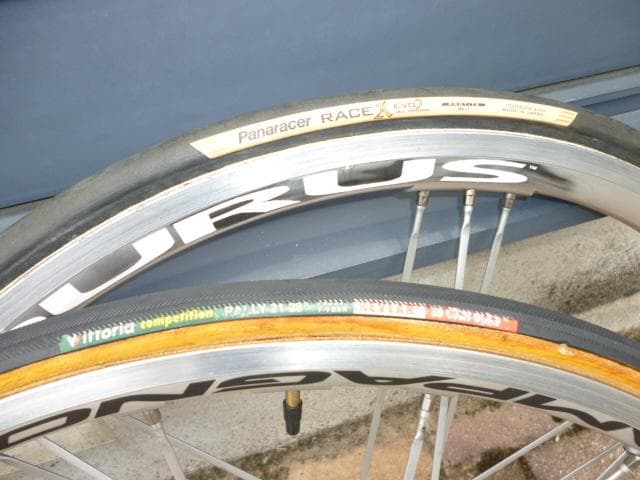 【中古品】カンパニョーロ　ユーラス　チューブラー　シマノ10S