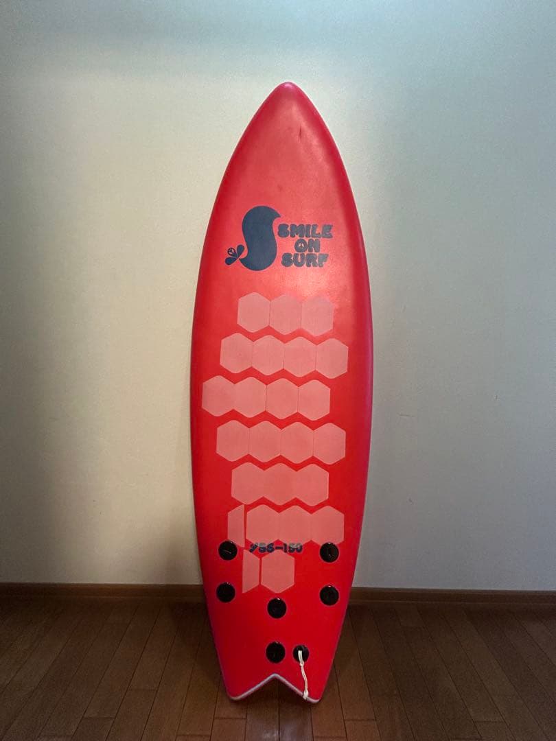 SMILE ON SURF 150cm レッドファンボード