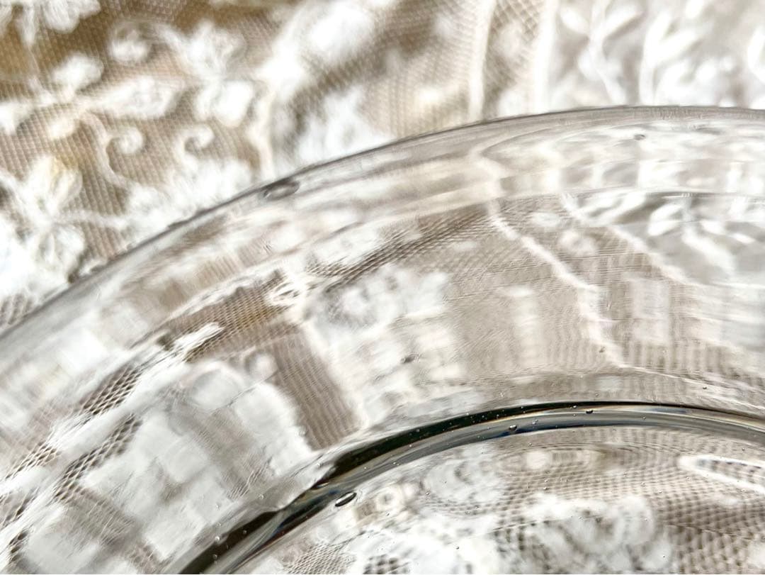 19世紀手吹きガラスの脚付コンフィチュールグラス　フランスアンティーク　クープ