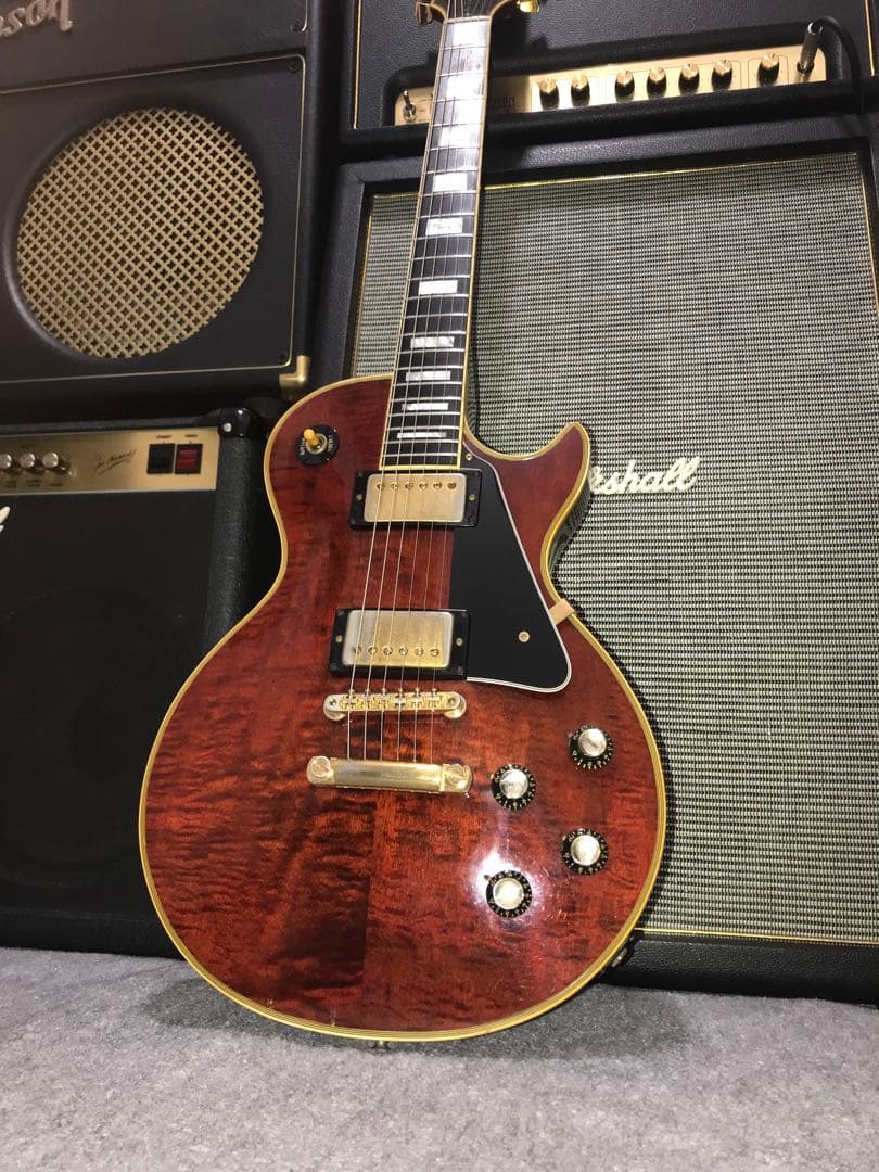1975 Gibson Les Paul Custom /Wine Redバリ虎