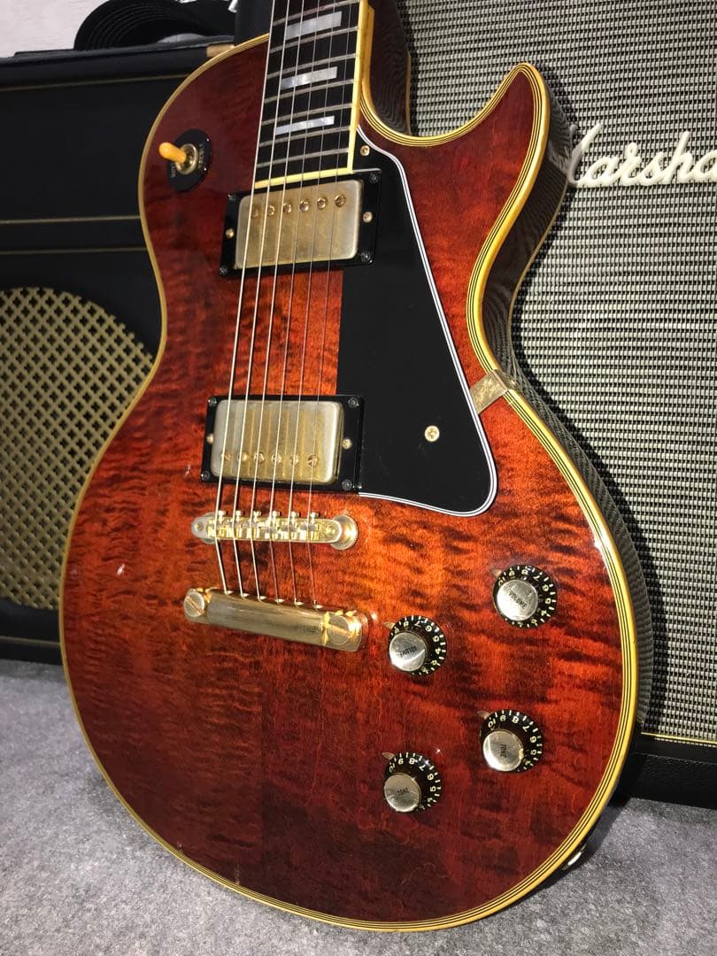 1975 Gibson Les Paul Custom /Wine Redバリ虎