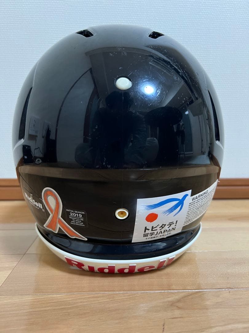 Riddell アメリカンフットボールヘルメット　ブラック