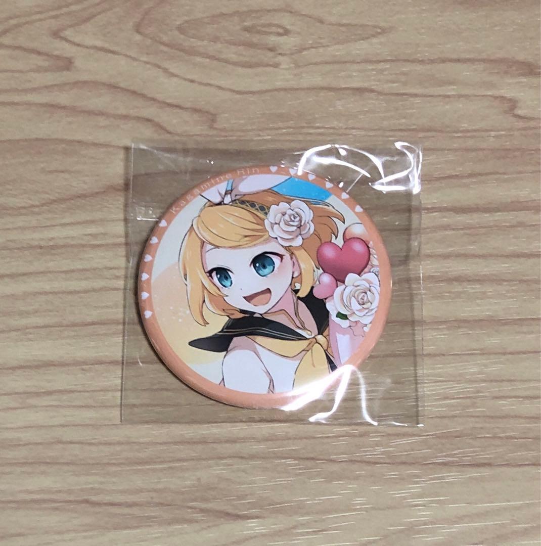 鏡音リン マルイ 巡音ルカ 10th 缶バッジ