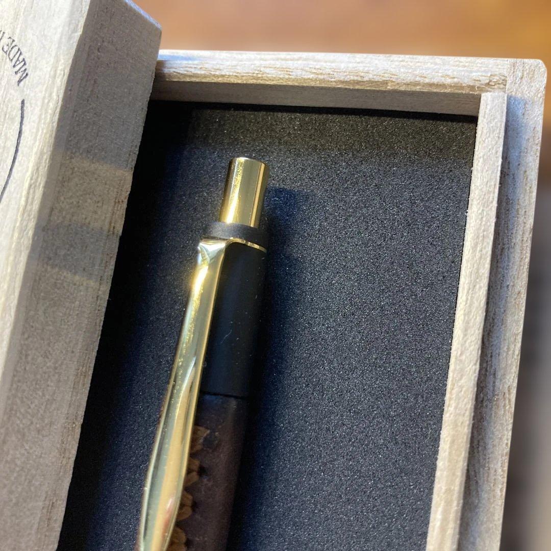 シックザール 革軸ペン プエブロ タバコ　シャーペン