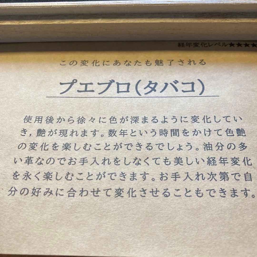シックザール 革軸ペン プエブロ タバコ　シャーペン