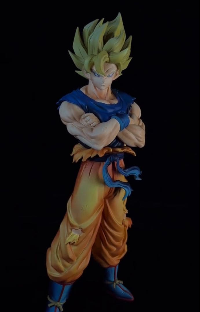 ドラゴンボールガレージキット　超サイヤ人孫悟空　スタチュー フィギュア