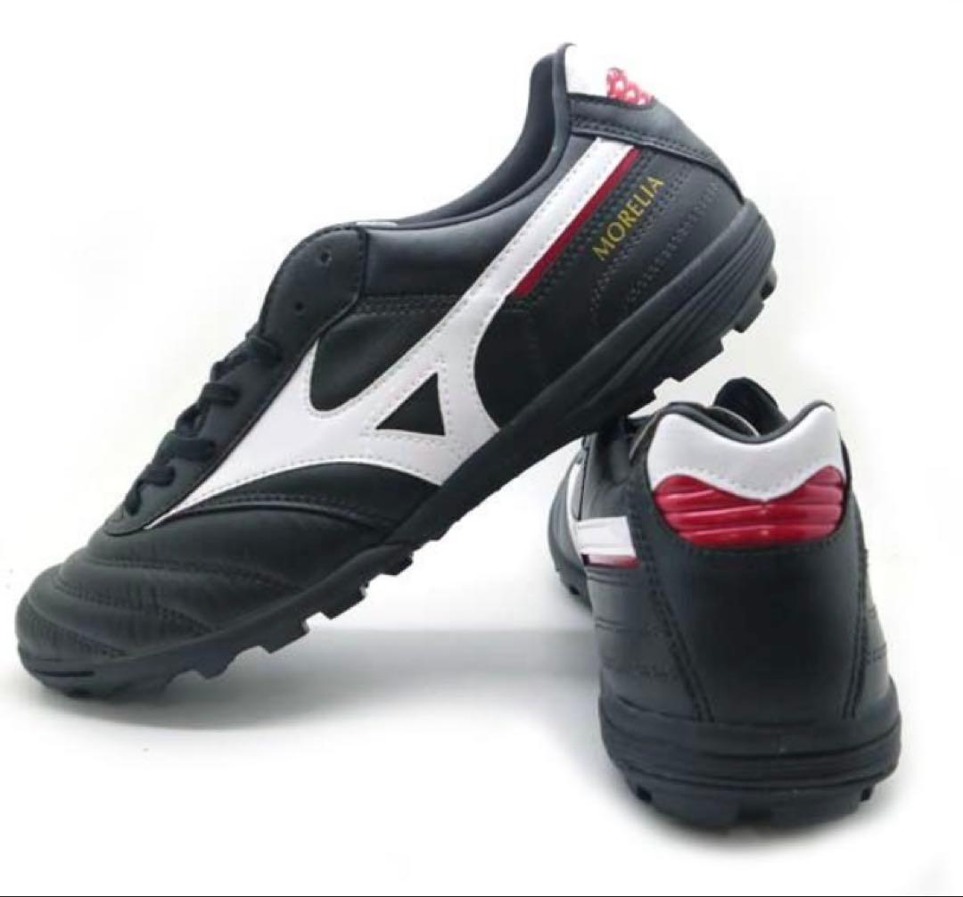 Mizuno Morelia サッカーシューズ ブラック/ホワイト/レッド