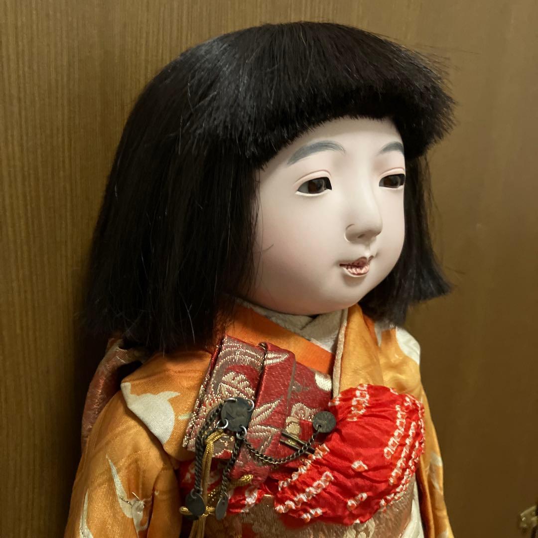 市松人形 、人形液シール、昭玉斎