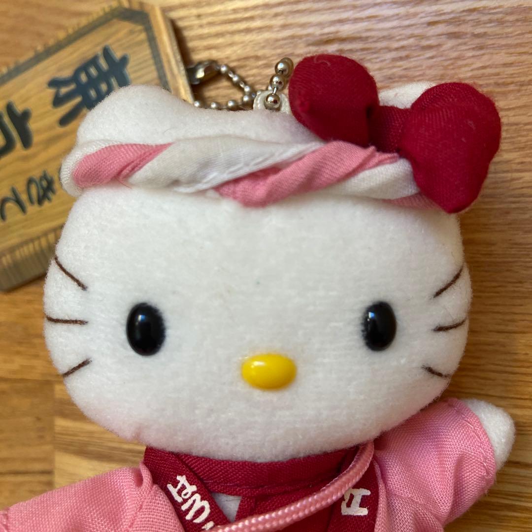 レア　ご当地キティ　ハローキティ ぬいぐるみ キーホルダー　東京　江戸