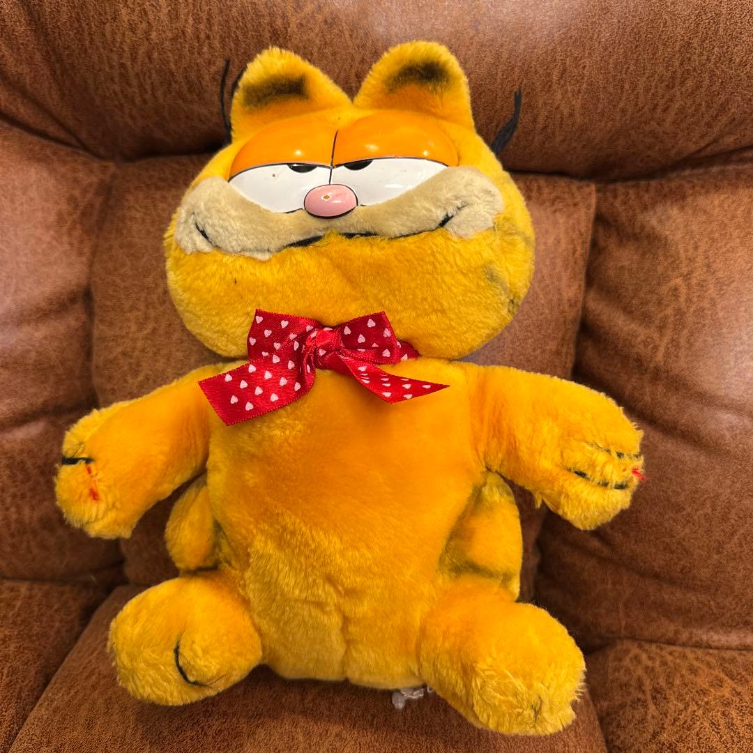 80年代 ビンテージ ガーフィールド ぬいぐるみg2