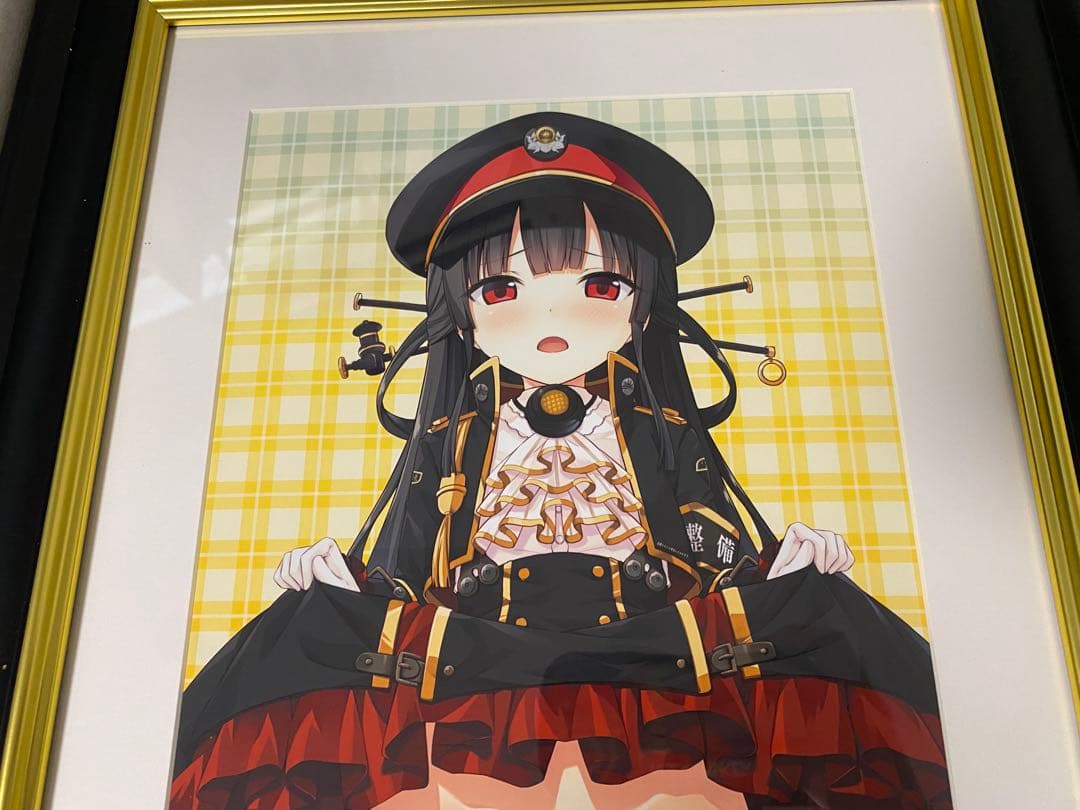 まいてつ 100万本突破記念くじ A-1 A4高精細複製原画 みくろ ハチロク①