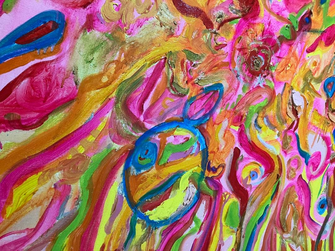 絵　絵画　原画　油絵　油彩　雑貨　モダンアート　アート　迫力　抽象画　インテリア