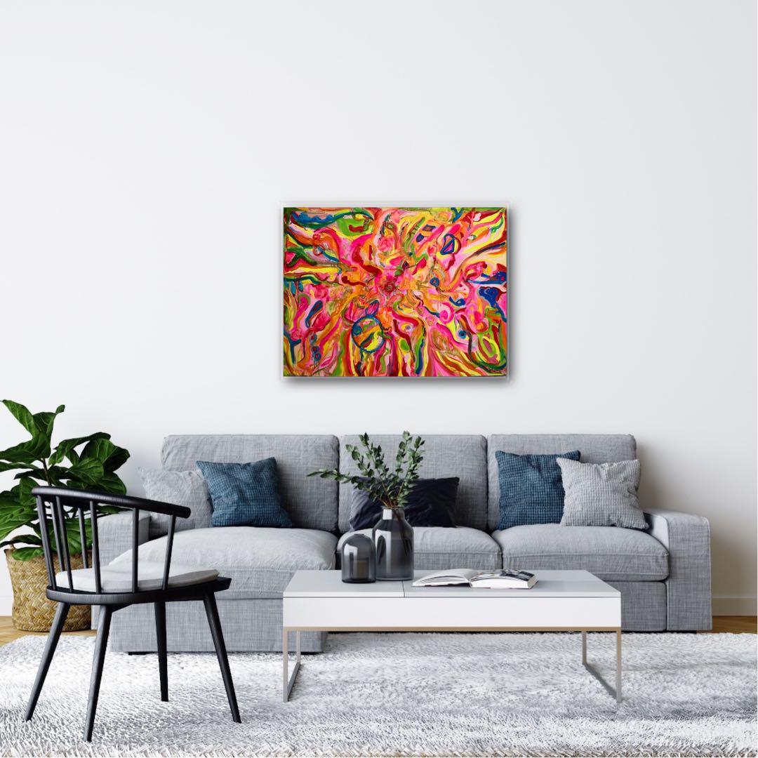 絵　絵画　原画　油絵　油彩　雑貨　モダンアート　アート　迫力　抽象画　インテリア