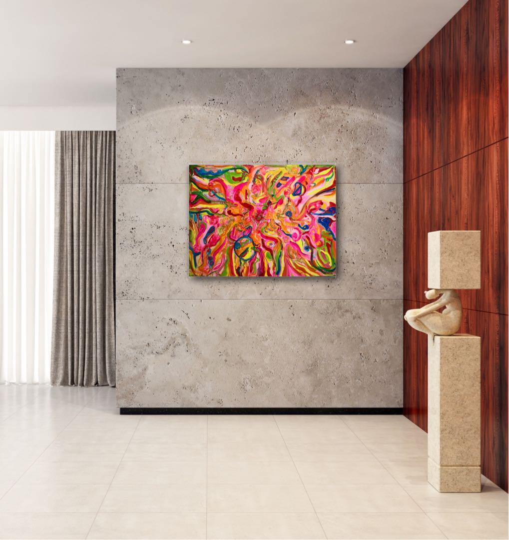 絵　絵画　原画　油絵　油彩　雑貨　モダンアート　アート　迫力　抽象画　インテリア