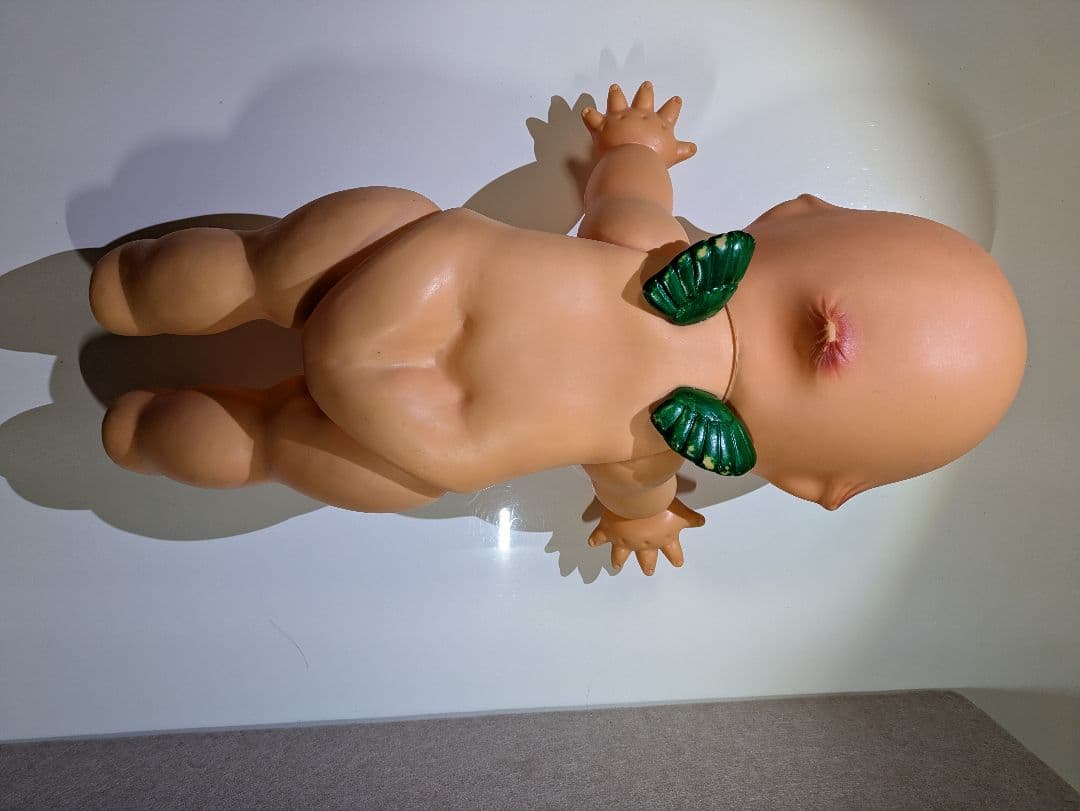 キューピー人形　緑羽根付き　特大 約55cm