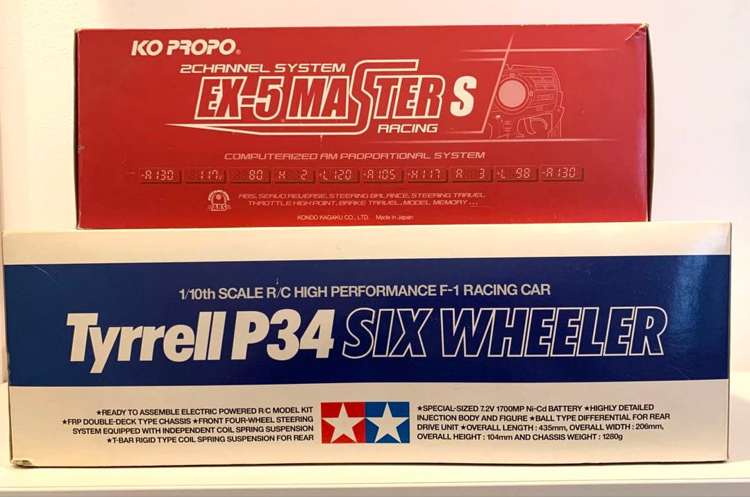 タミヤ タイレル P34 シックスホイラー1/10電動RC 中古品【動作未確認】