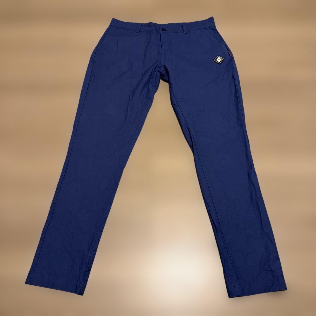 V TWELVE ネイビー ストレートパンツ