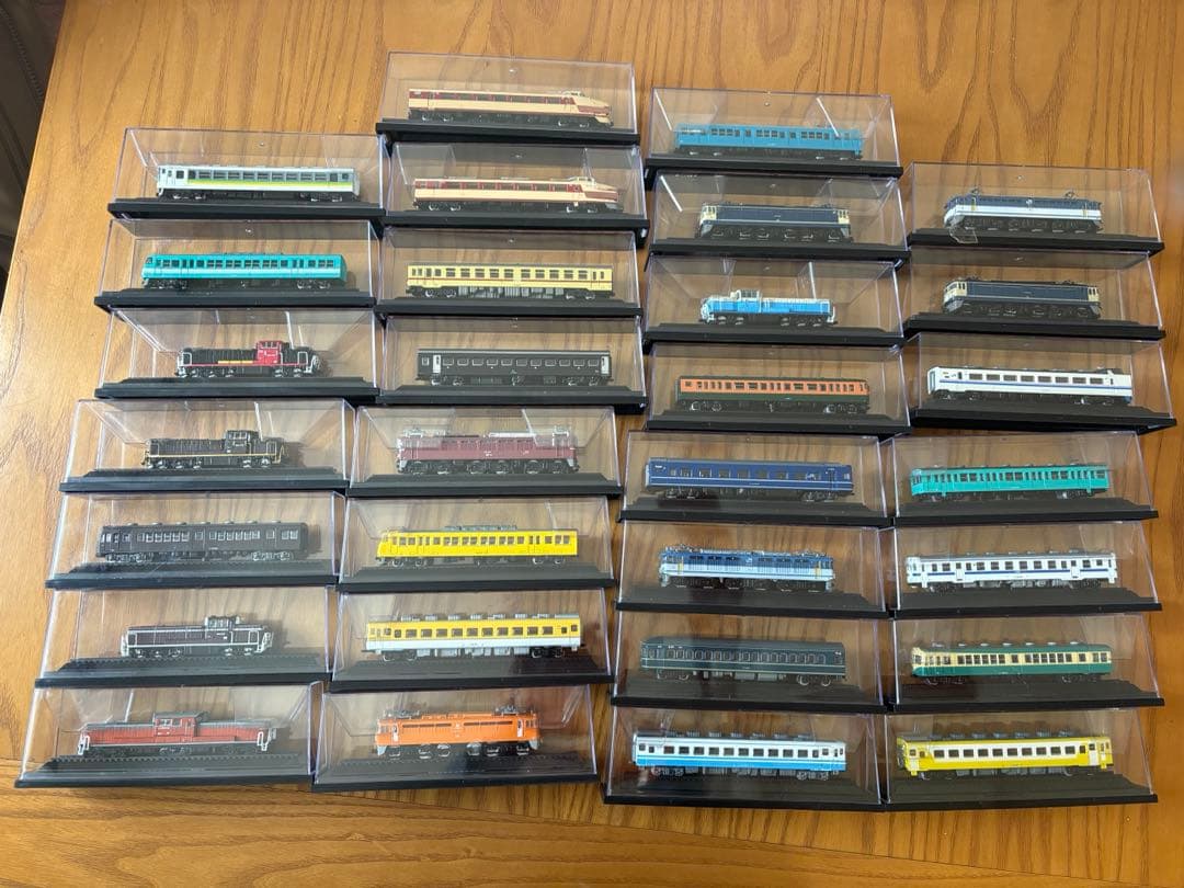 国産鉄道コレクション全国版 」 鉄道模型 30両セット ケース付き