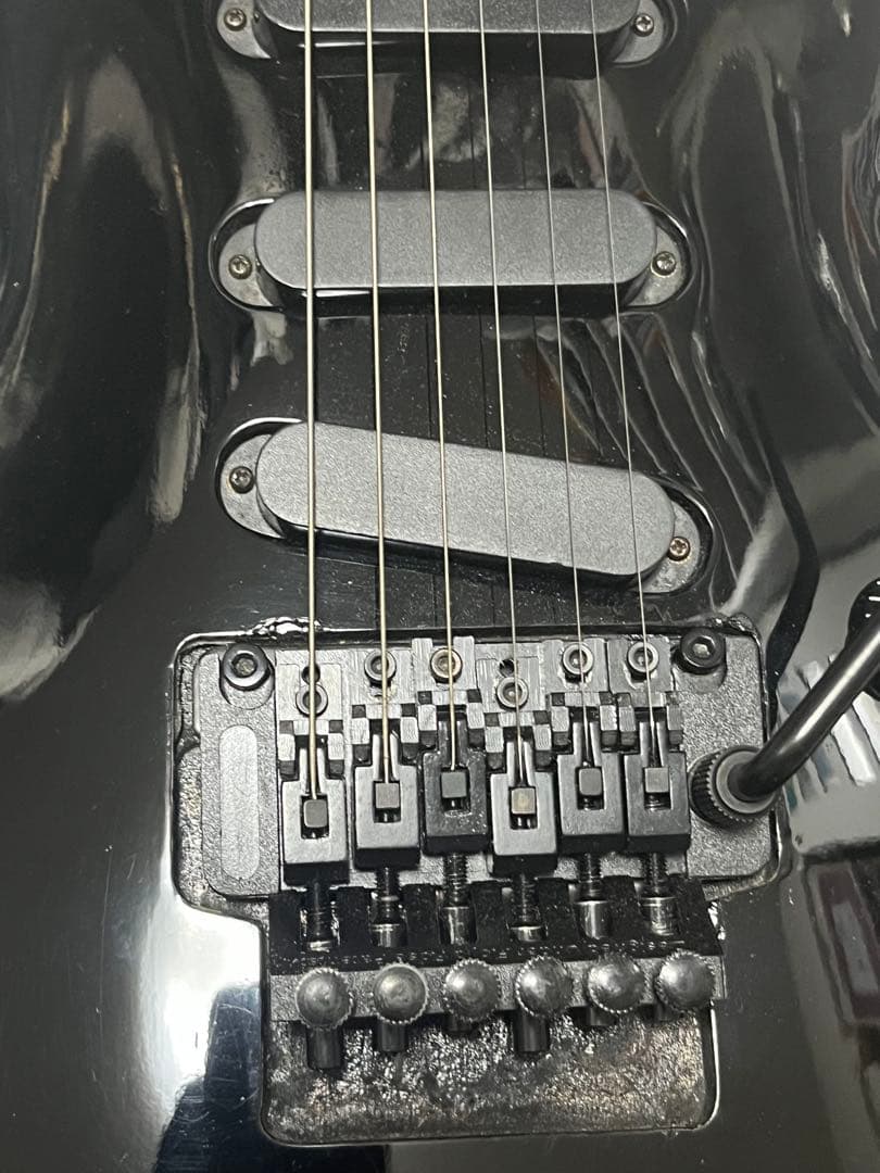 Grass Roots エレキギター ブラック（付属品あり）