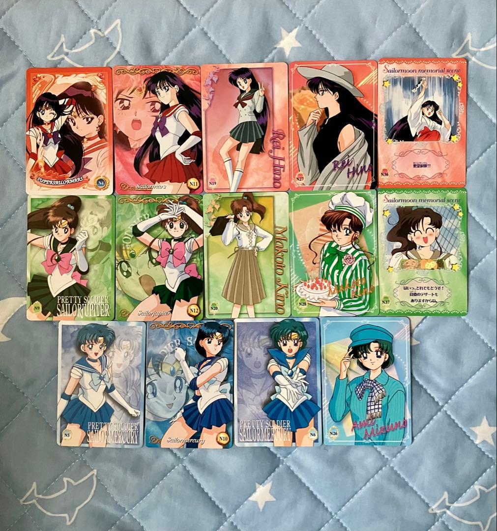 【匿名配送】バンダイ　セーラームーンワールド　カード　５６枚セット