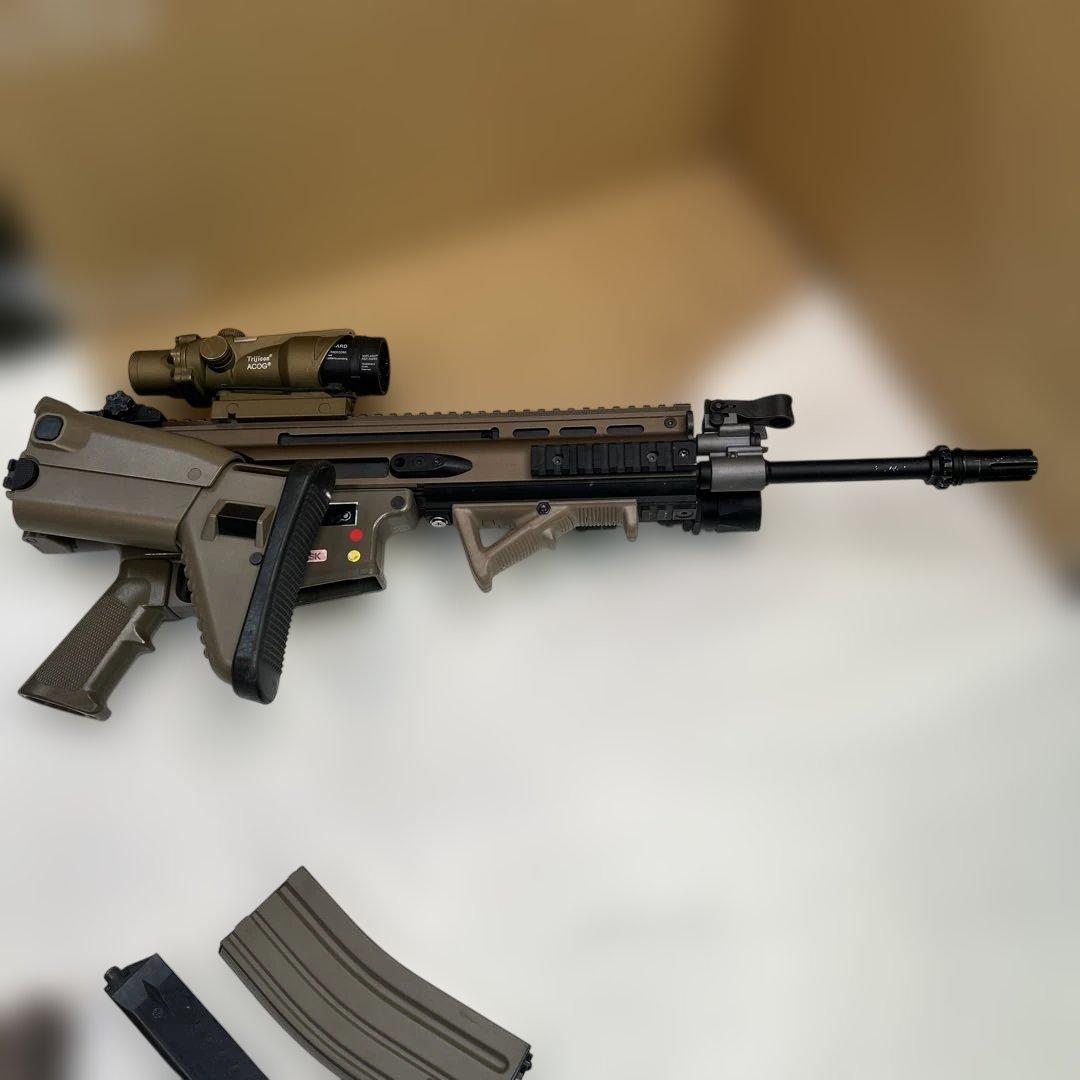 6914 マルイ 次世代電動ガン SCAR−L （FDE）mk16 mod 0