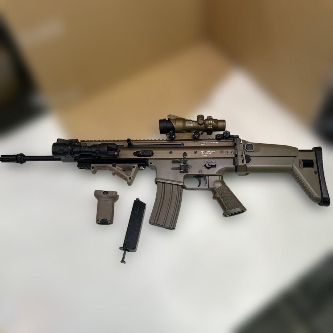 6914 マルイ 次世代電動ガン SCAR−L （FDE）mk16 mod 0