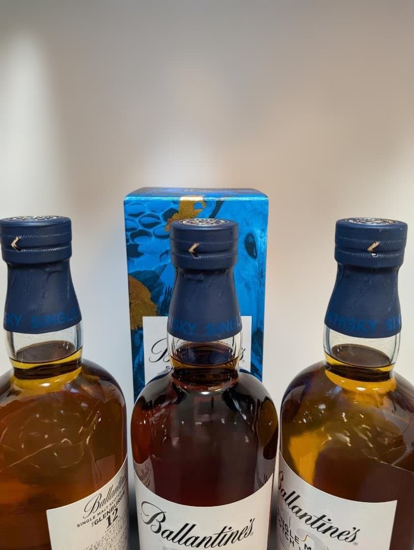 バランタイングレンバーギー(15年✕1・12年✕2)＋白州ミニボトルのセット