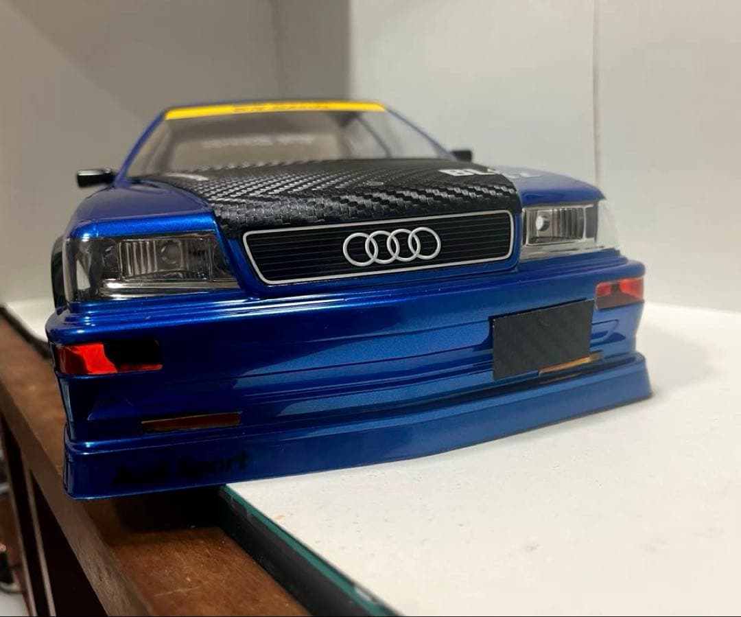 ラジコン タミヤ 1991 アウディV8ツーリング　塗装済みボディのみ