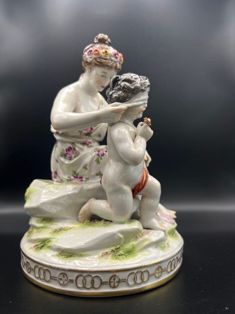 母子像 陶磁器 フィギュア