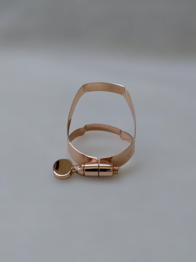 SELMER　バリトンサックス リガチャー　ピンクゴールド