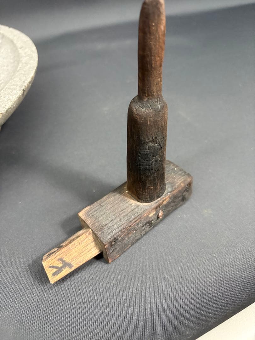 古民具　石臼　粉挽　蕎麦　茶道具