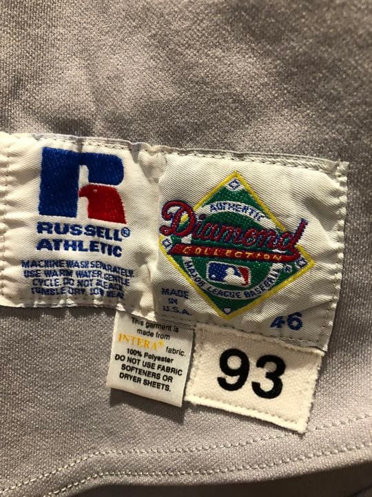 【1月SALE】MLB ネイサン・ミンチー　実使用ジャージ　カープ、ロッテ