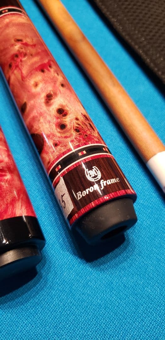 新作　早川工房カスタムキュー　グリップ3分割ストレート　エクステンションセット