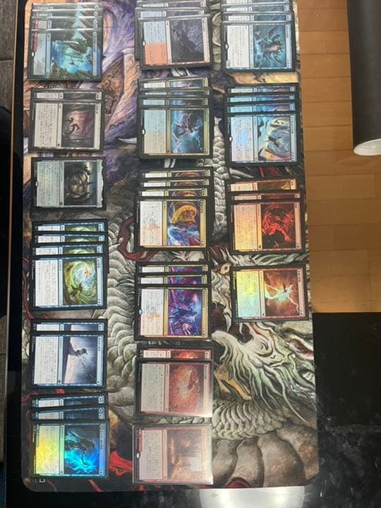 mtg 値下げ！　イゼット天啓　構築済みデッキ　赤青　追加ターンで決めろ！