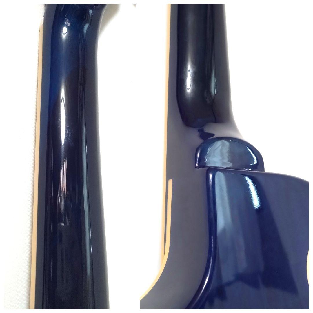 美品　Grote　LP Style　レスポールタイプ　シースルーブルー　トラ杢