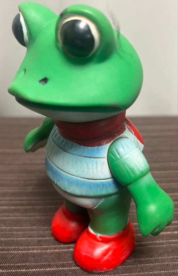 当時物 木馬座のケロヨンのソフビ人形