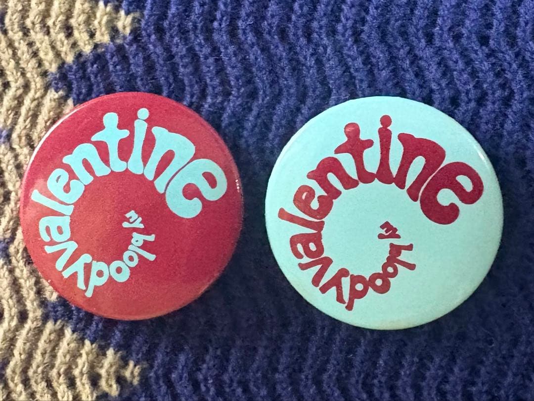 my bloody valentine 初来日時のグッズ 缶バッジ 2個セット