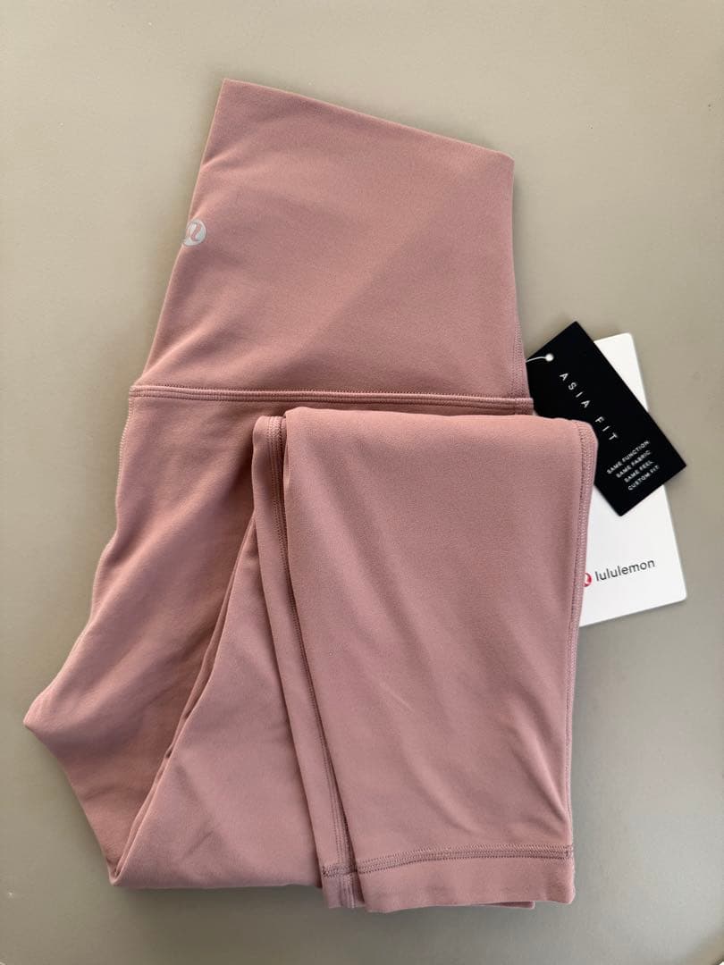 新品/lululemon Align Pant HR 24 トワイライトローズM