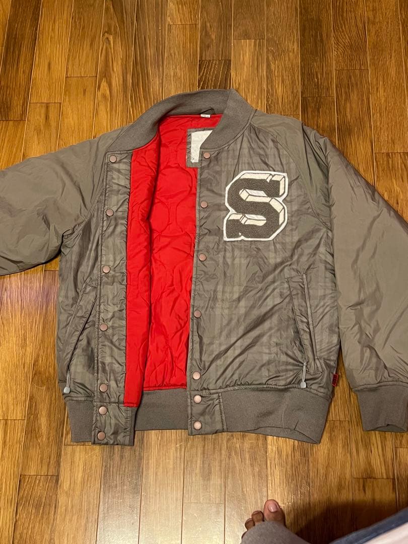 STUSSY ボンバージャケット オリーブグリーン