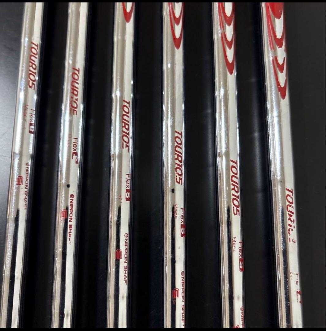 ping i525 アイアン　TOUR105 s 5〜w ６本セット