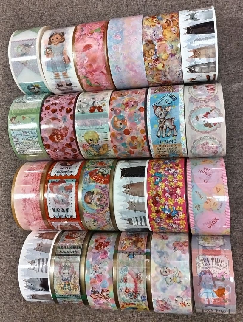 OPPテープ等 24本セット② (新品23本) レトロアニマル レトロガール