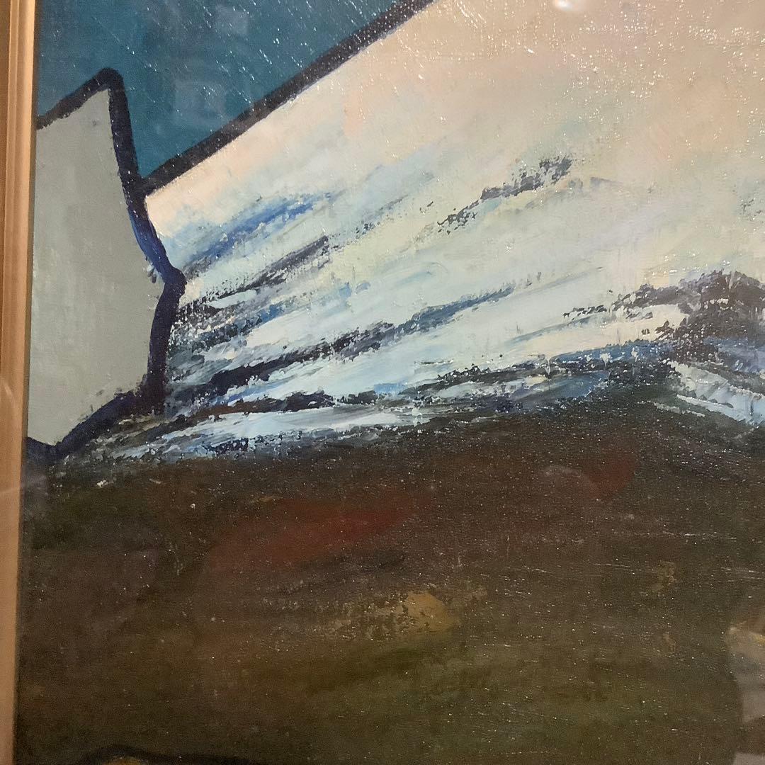 tanpopoさん専用 松田茂　箱根富士　油彩　美術年鑑掲載作家　額縁