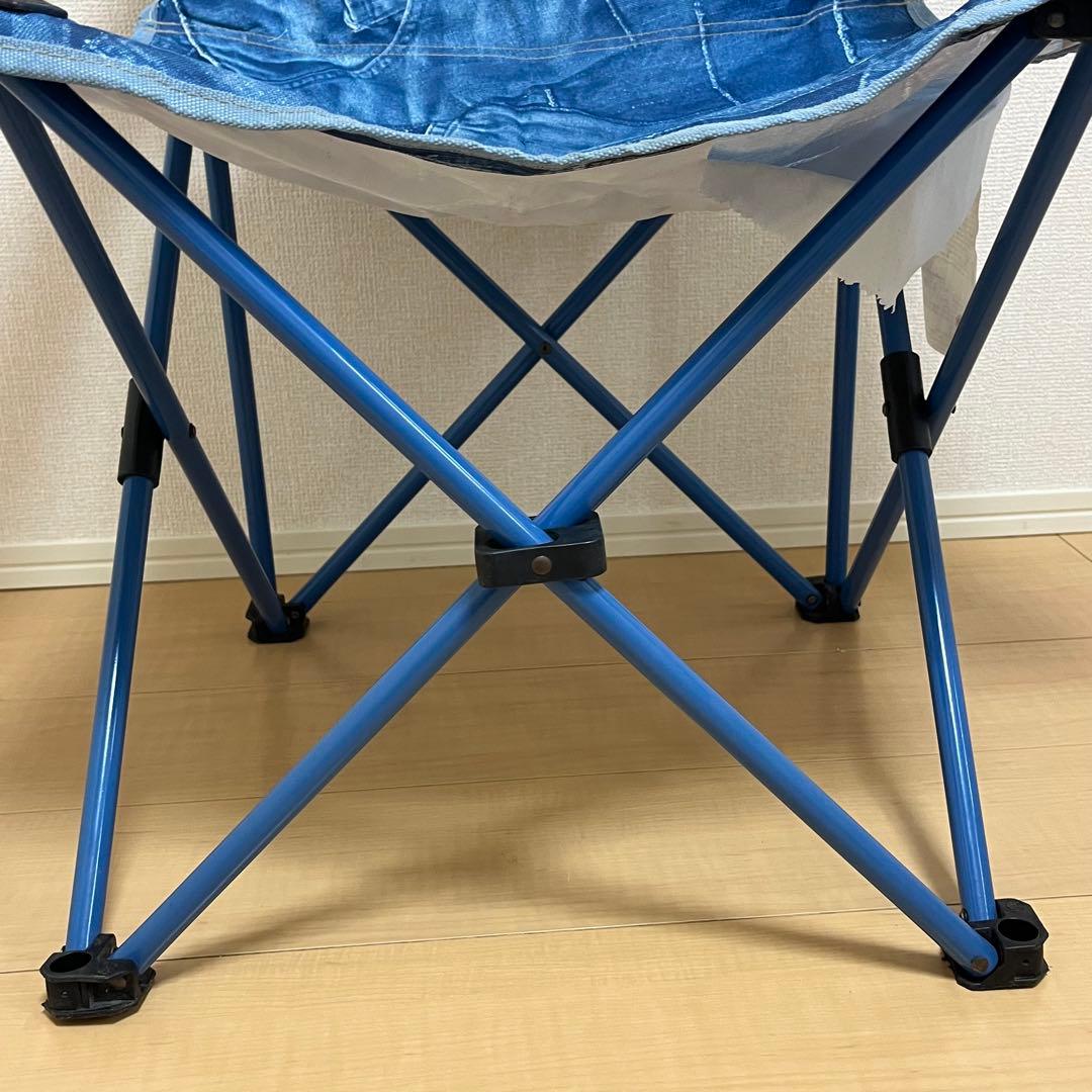 【廃盤】Coleman デニム風 コンパクト リゾートチェア ２脚セット イス