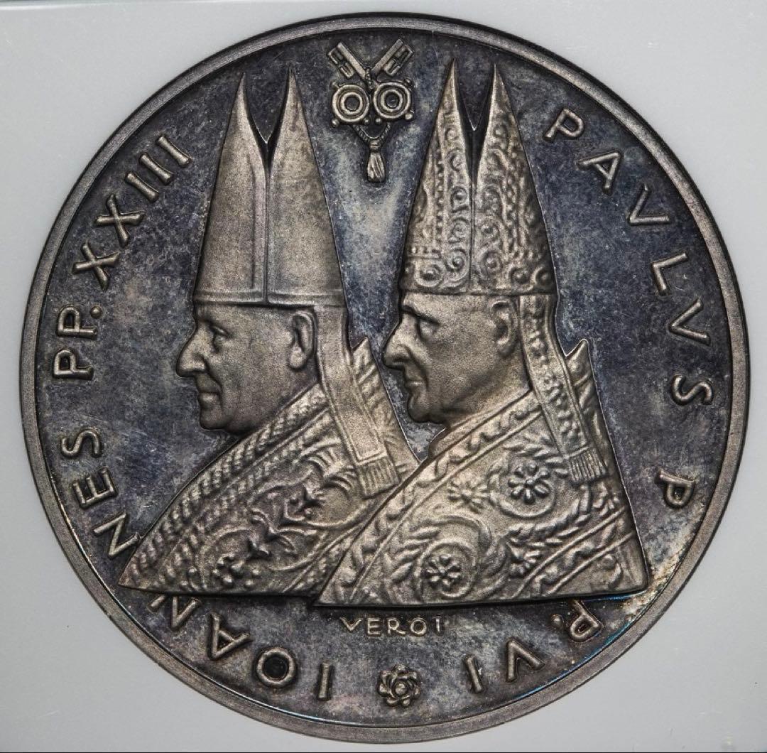 美術品値下げ❗️1963年 銀貨 & 1965年 銅貨 セットオリジナルケース付き