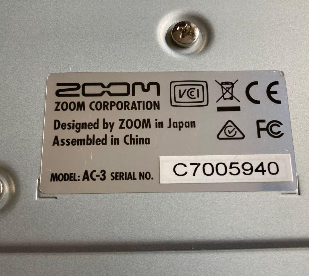 ZOOM AC-3 CREATOR アコースティックギター用エフェクター
