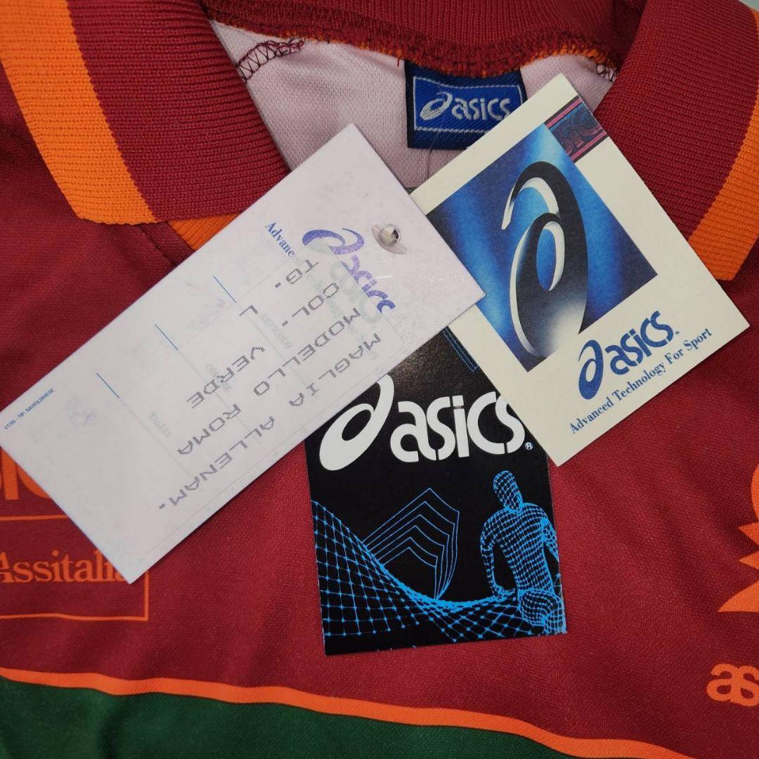95-96 ASローマ　ASICSオフィシャル　トレーニングシャツ