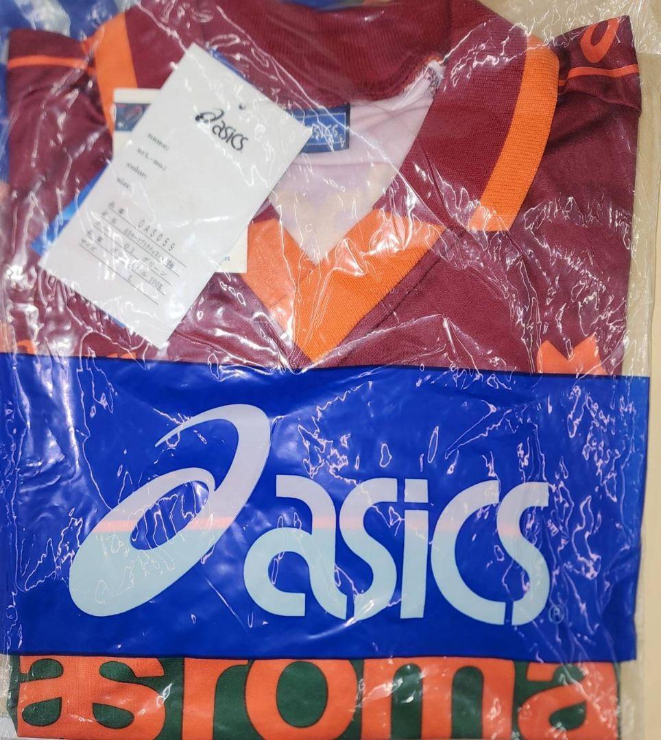 95-96 ASローマ　ASICSオフィシャル　トレーニングシャツ