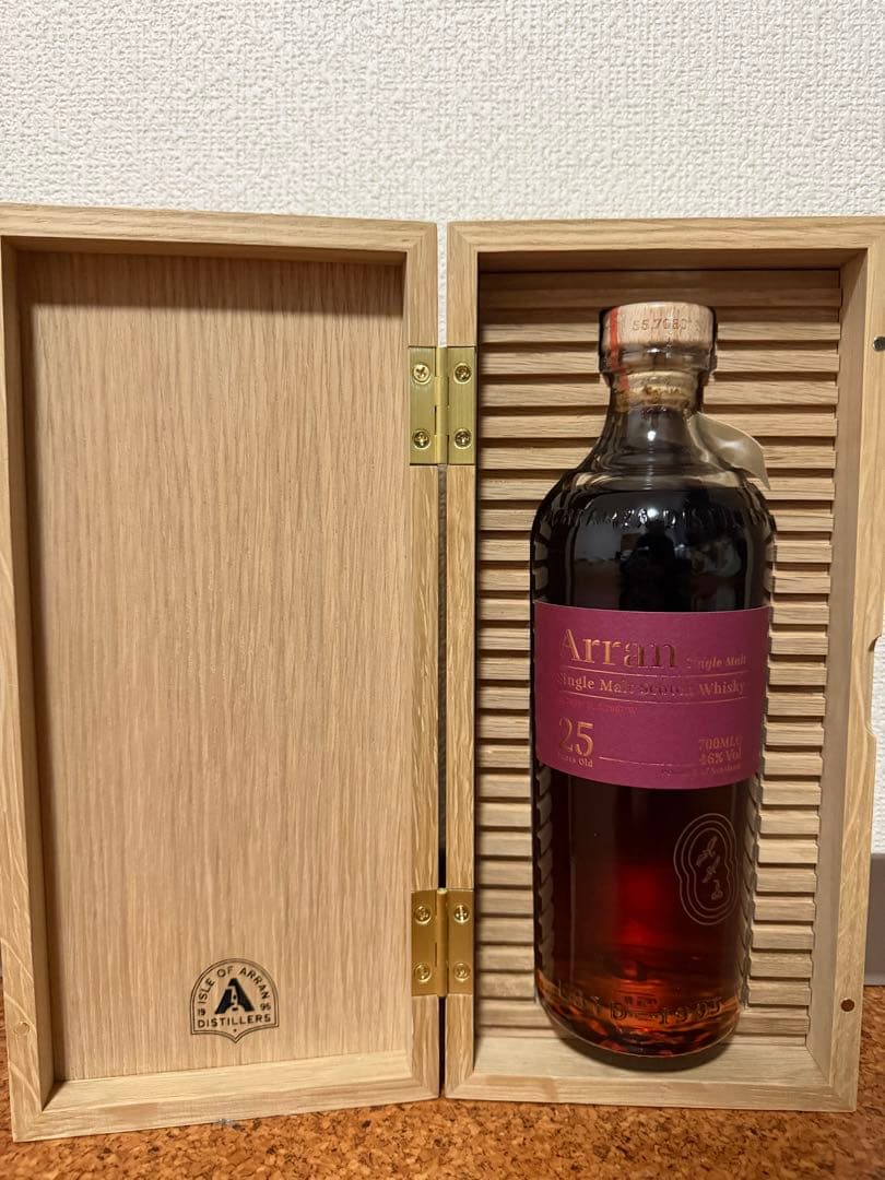Arran 25年 シングルモルトウイスキー 700ml