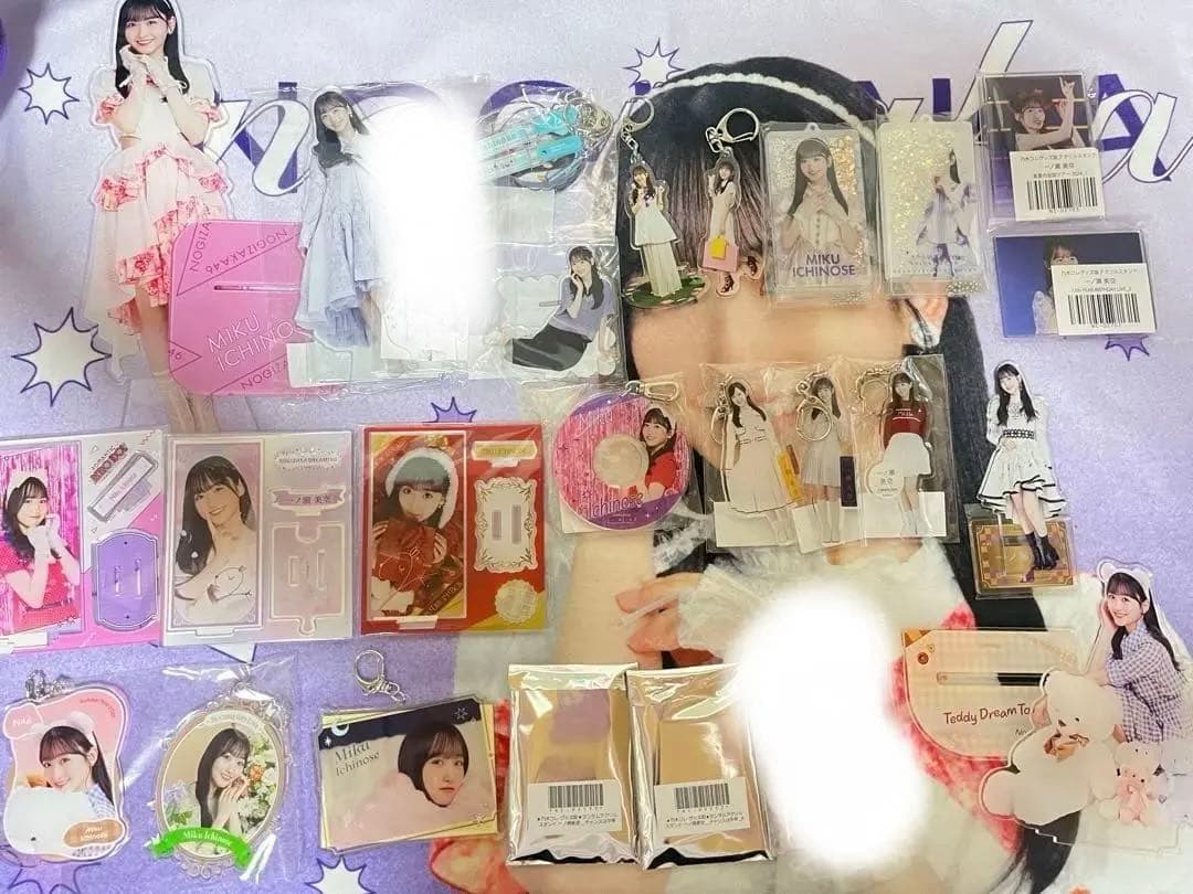 乃木坂46 一ノ瀬美空 グッズ 缶バッジ、アクスタ まとめ売り 4枚分