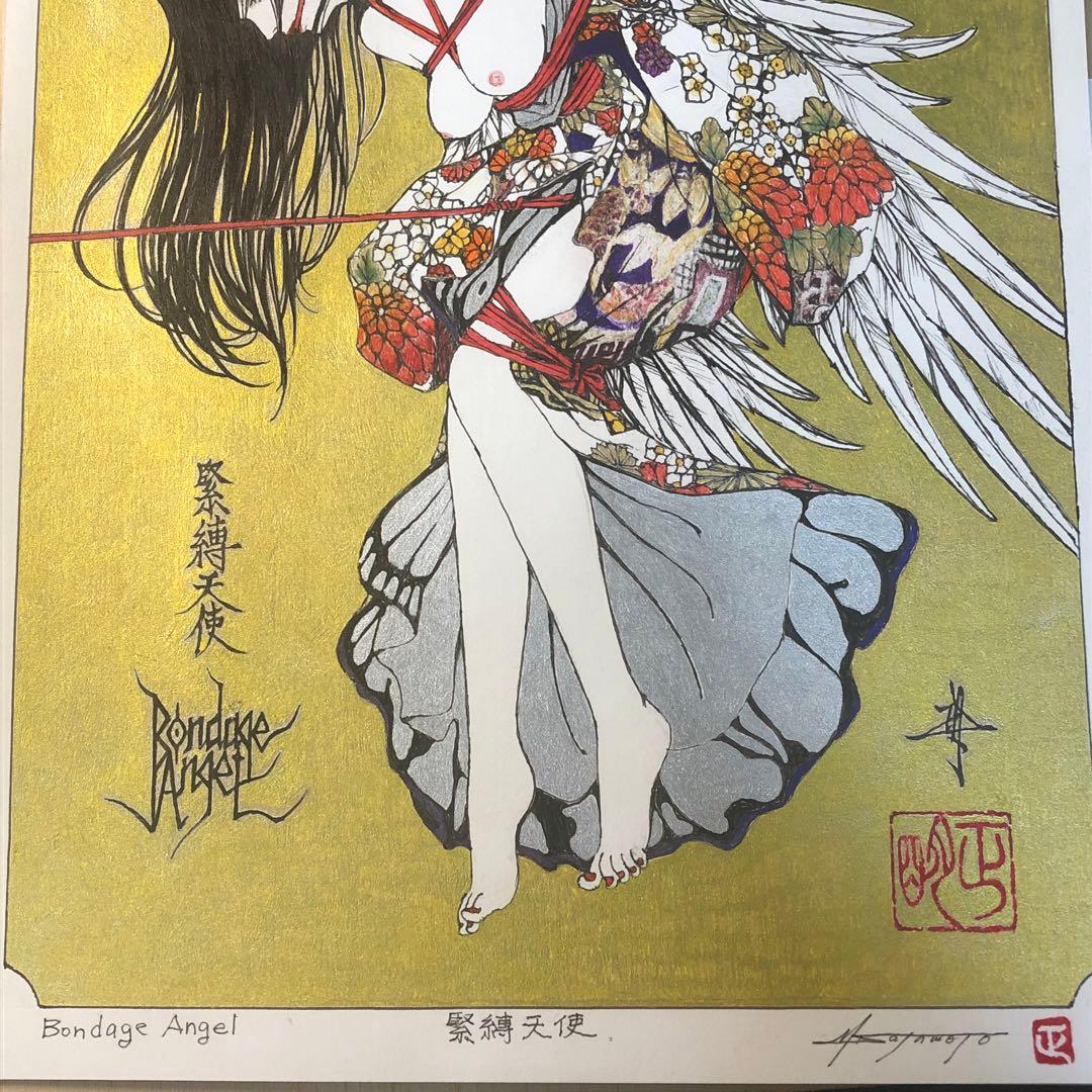 Bondage Angel 緊縛天使　【肉筆絵画】